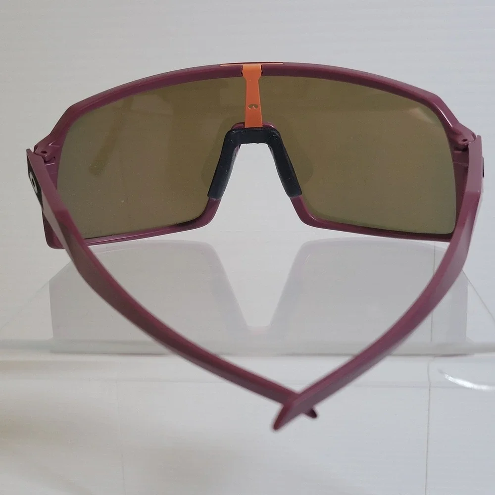Oakley Sutro Prizm Lenses OO9406-9037 140mm Sunglasses Burgundy Frames USA READ